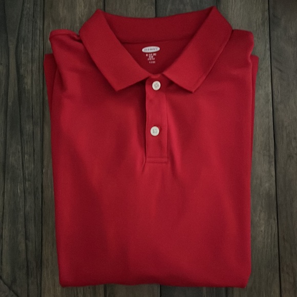 New Lot of Three Long Sleeved Solid Polo Style Shirts Red, Green, Grey Size XL. - Picture 5 of 6